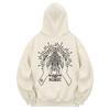 Khc0137 Dejabod Fleece Hoodie - Cream