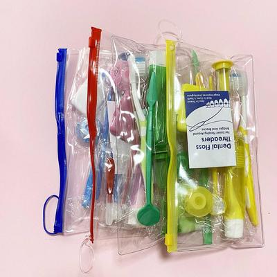 1 Pack Dental Orthodontic Travel Kit Orthodontic Toothbrush Oral Care Hygiene