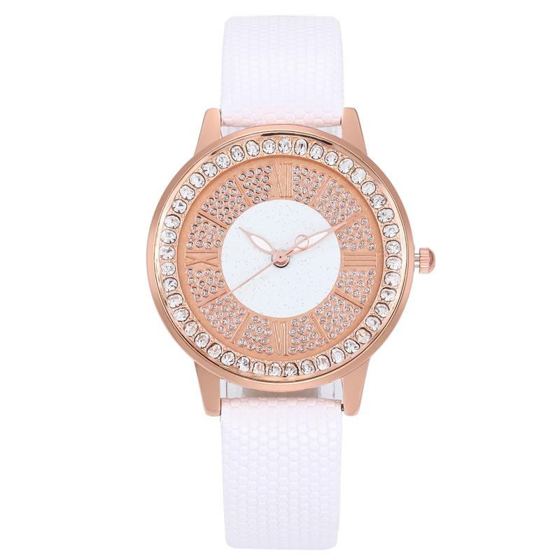 

Gypsy star инкрустированные бриллиантами модные женские часы женские часы ремень кварцевые часы белый