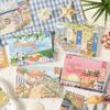 ZABC Sångserie Washi Tejp Set: 4 Landskaps Origami Collage Material