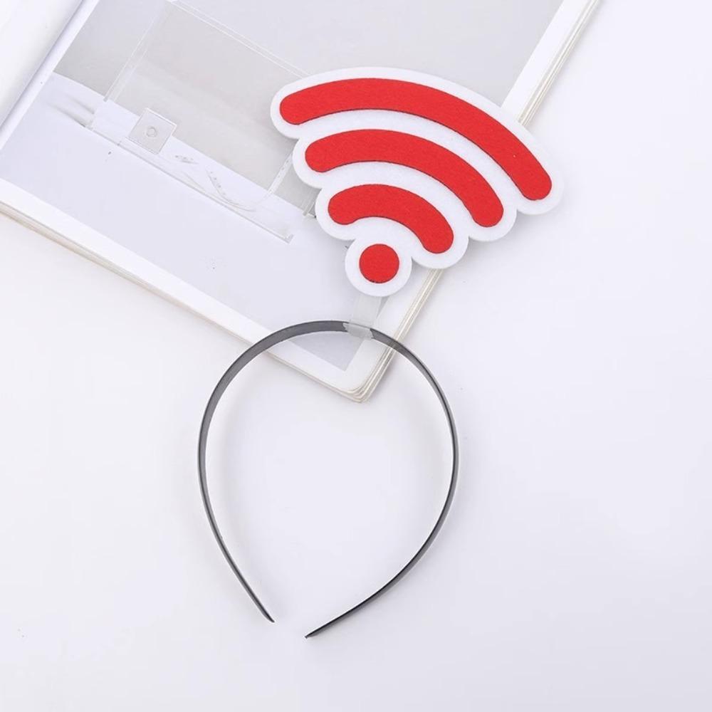 Arrow WiFi Hairband Question Mark Funny Props Headdress Creative Hair Band Gift