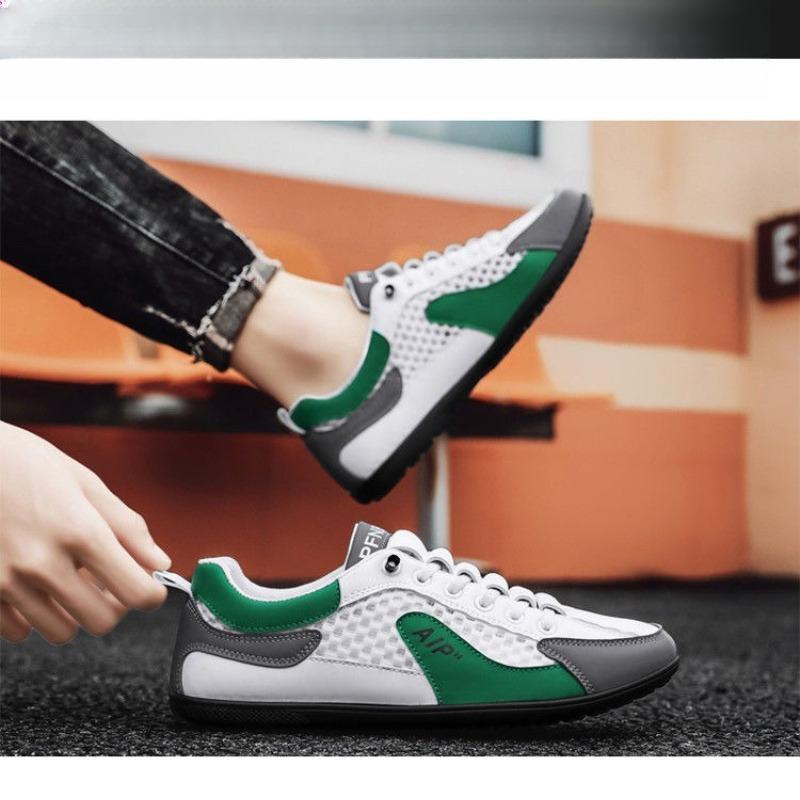 Scarpe Online Estive da Uomo, Articoli Caldi Transfrontalieri, Scarpe Sportive e da Tempo Traspiranti in Rete Traforata, Suola Morbida Leggera, Scarpe da Jogging da Infilare