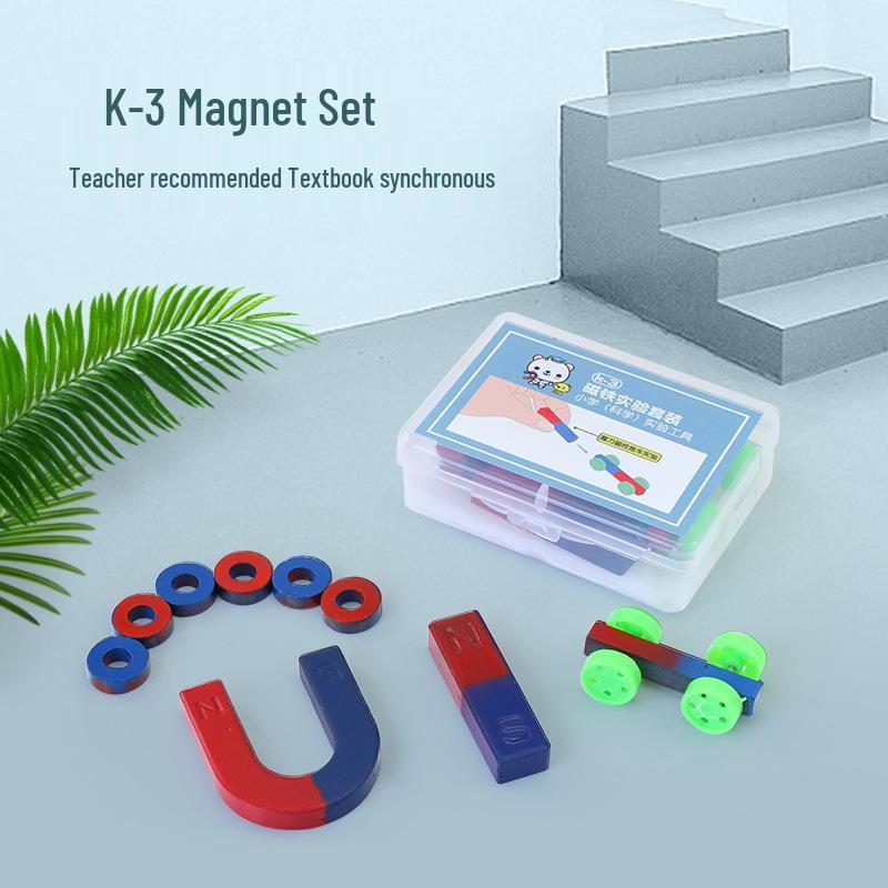 Educational Horseshoe and U-shaped Magnet Set for Kids
