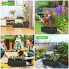 2/3pcs Felt Grow Bag Rectangle Garden Bed Flower Planter Plants Vegetable Nursery Pot Planting Container