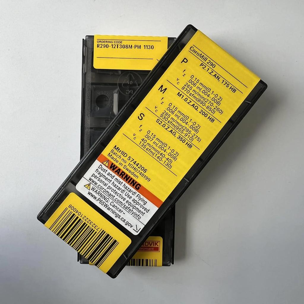 Original Sandvik / R290-12T308M-PM 1130 CNC Lathe Carbide Blade 10 PCS