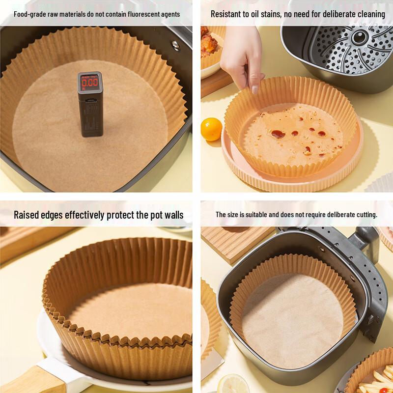 Jiamo Non-Stick Air Fryer Paper Liners