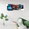 Canvas Print, World Map Composition