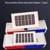 Solar-Powered Red & Blue Strobe Traffic Warning Light for Construction Zones and Intersections