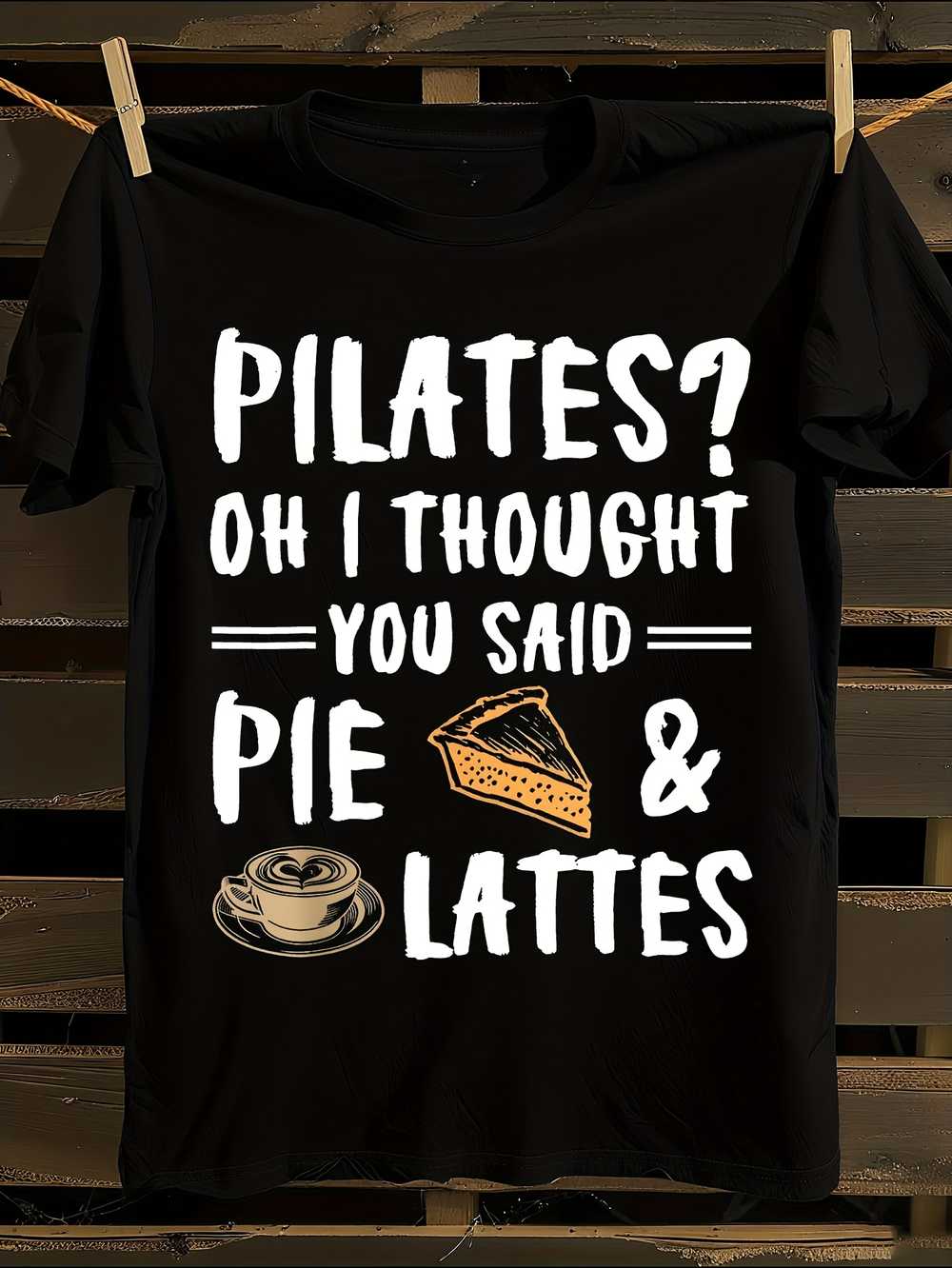 Смешная футболка с шуткой про пилатес S