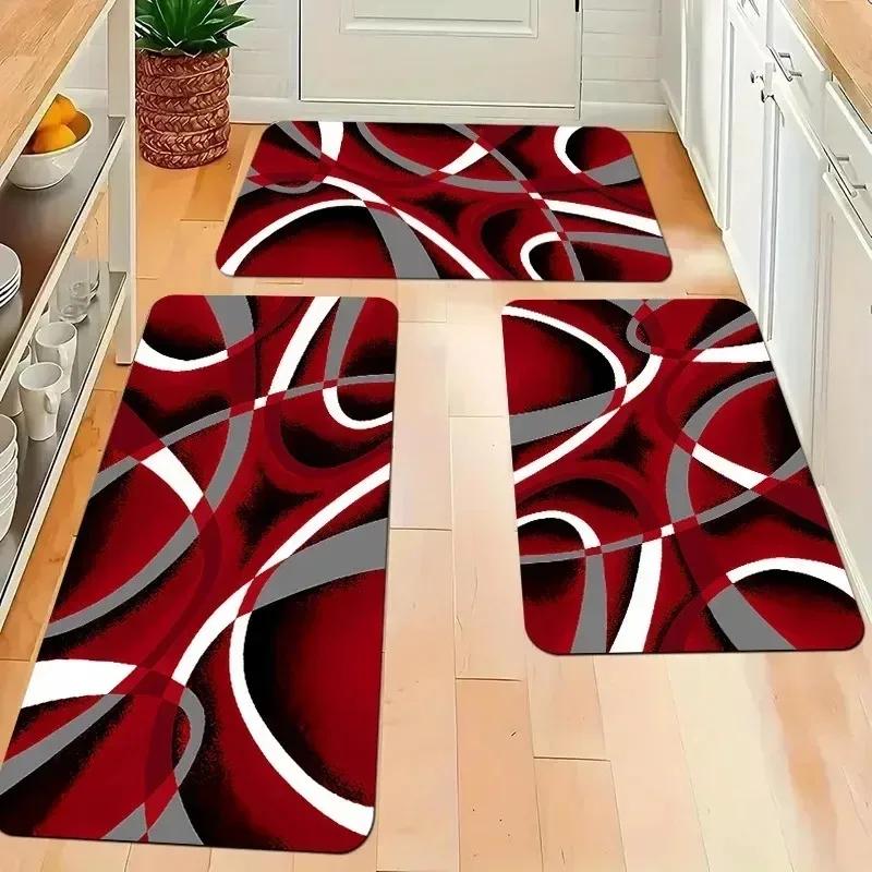 1PC Merry Christmas Charactor Door Mats Kitchen Rugs Non-Slip Pop Living Room Rugs Bath Mat Carpet for Home Sink Laundry Decor