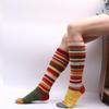 Europäischer & Amerikanischer Stil Bunte Halloween-Weihnachten Damen Kniehohe Baumwollsocken - 7 Farben
