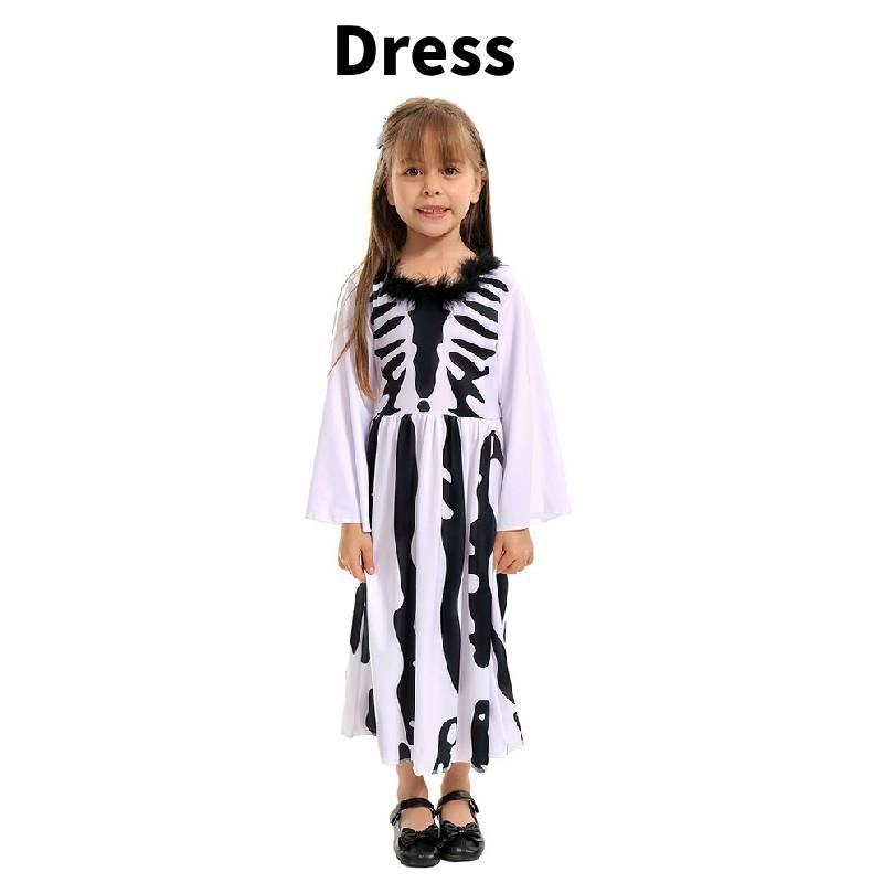 Dinosaur Skeleton Halloween Cosplay Costume Kid Stage Costume Clothing Parties