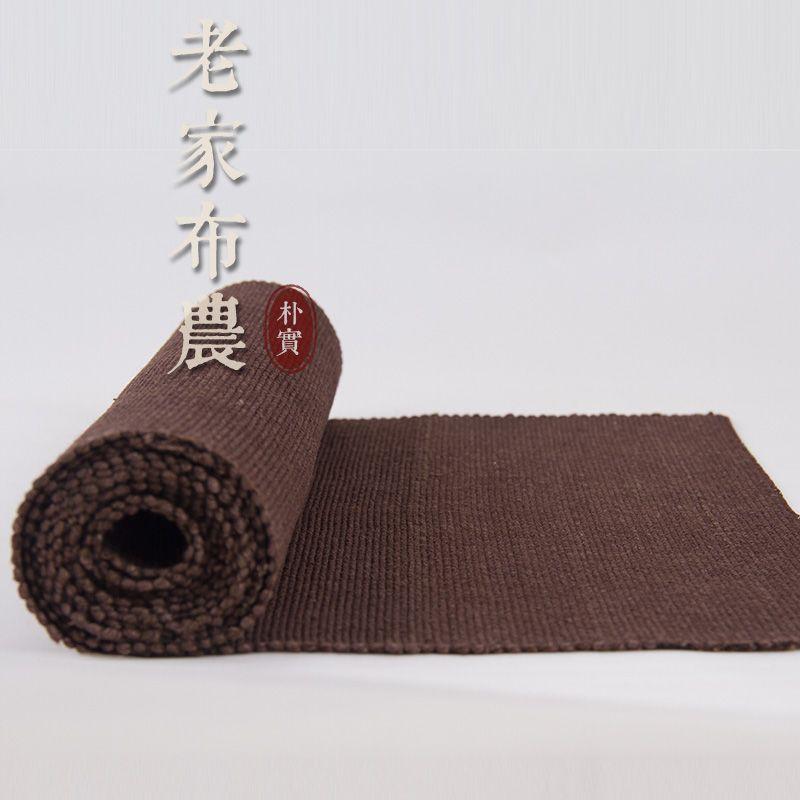 

Хлопково-льняная подставка для чая ручной работы, плотная ткань, дорожка на стол, японский дзен, дорожка на шкаф, чайная церемония кунг-фу, рогожка, термостойкая подставка Width 30cm 50cm long