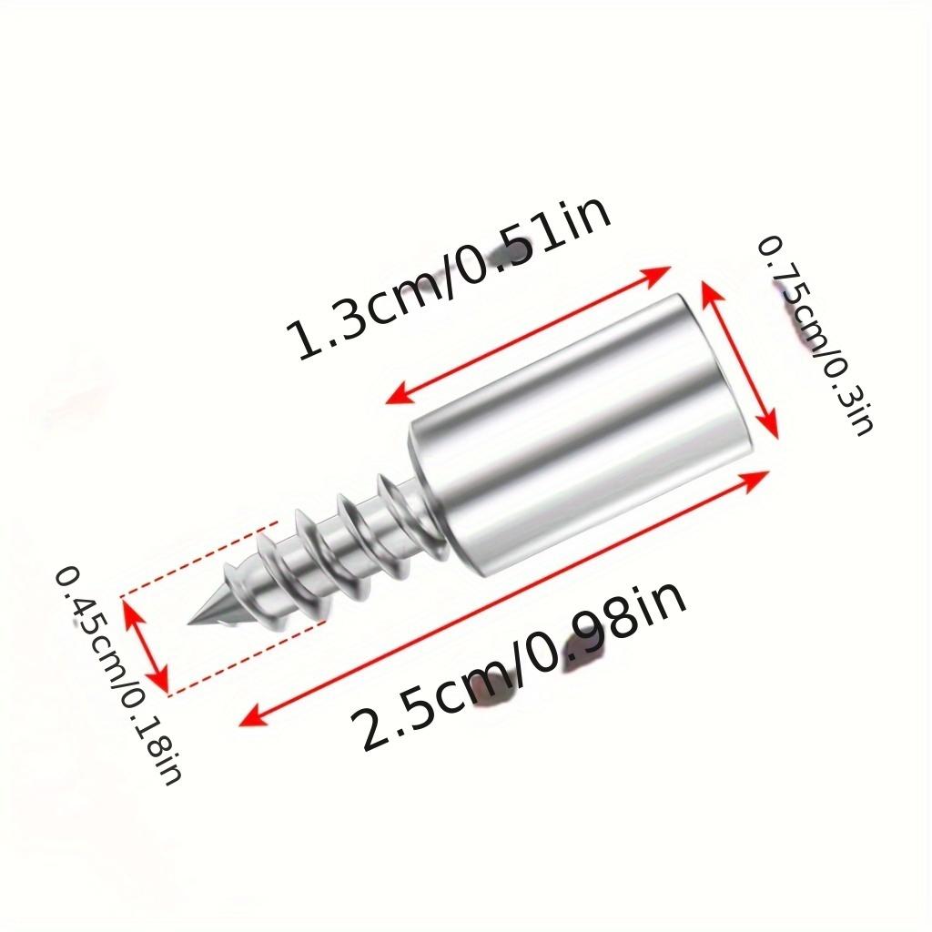 

Штифты для полок 30 шт. - Прочные штифты для кухонных шкафов, буфетов, книжных шкафов, гардеробных и мебели Self Tapping Screw Pin