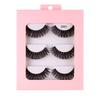 Roll 3 Pairs Of Chemical Fiber False Eyelashes Simulation Curled Thick Eyelashes