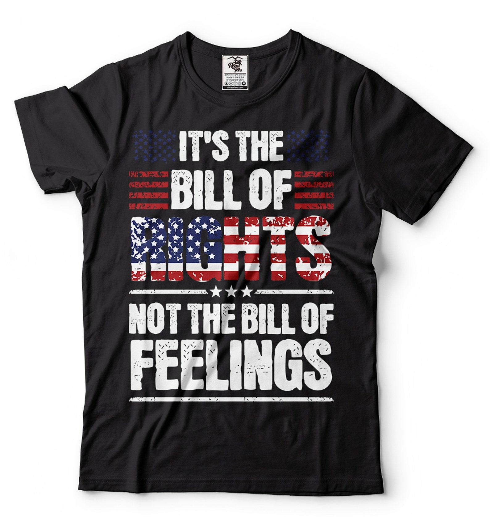 Bill of Rights USA Patriotic T-Shirt: Independence Day Tee M