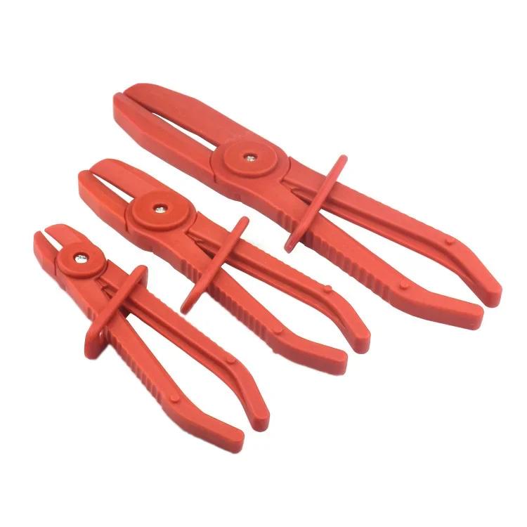3Pcs/Set Nylon Hose Clamp Tool Set Brake Fuel Water Line Clamp Plier Hands Free Tool Car Repair Tools Hose Pliers