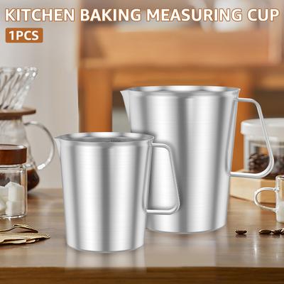 Stainless Steel Milk Frother Jug 900/1000/2000ML Coffee Milk Frothing Jug Latte Pitcher Measuring Cup Barista Coffee Accessories