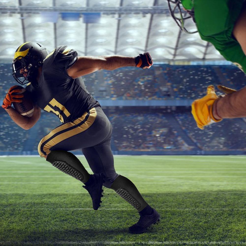 1 paio di parastinchi da calcio, protezioni per polpacci, protezioni per polpacci, attrezzatura da calcio