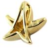 Les Trésors De Lily [P1170] - Pendentif 'Etoile des Mers' Blanc Doré - 11x10 mm