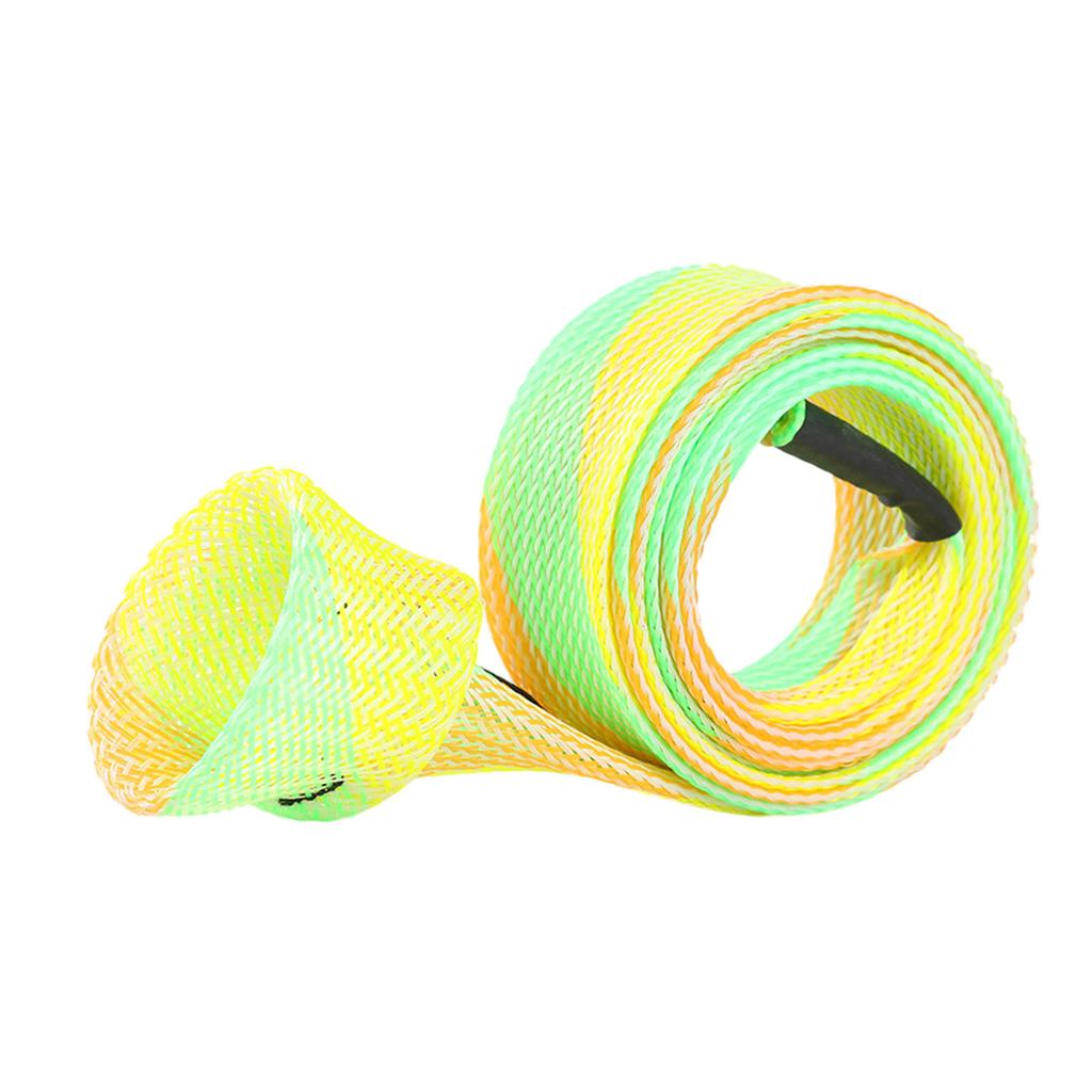 Casting Spinning Fishing Rod Sleeves Protective Rod Socks Braided Mesh Rod Protector Rod Gloves Fishing Tool Easy Use