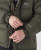 Cliff Mayer NANGA Collaboration Retro Down Jacket, Men's Large, Khaki