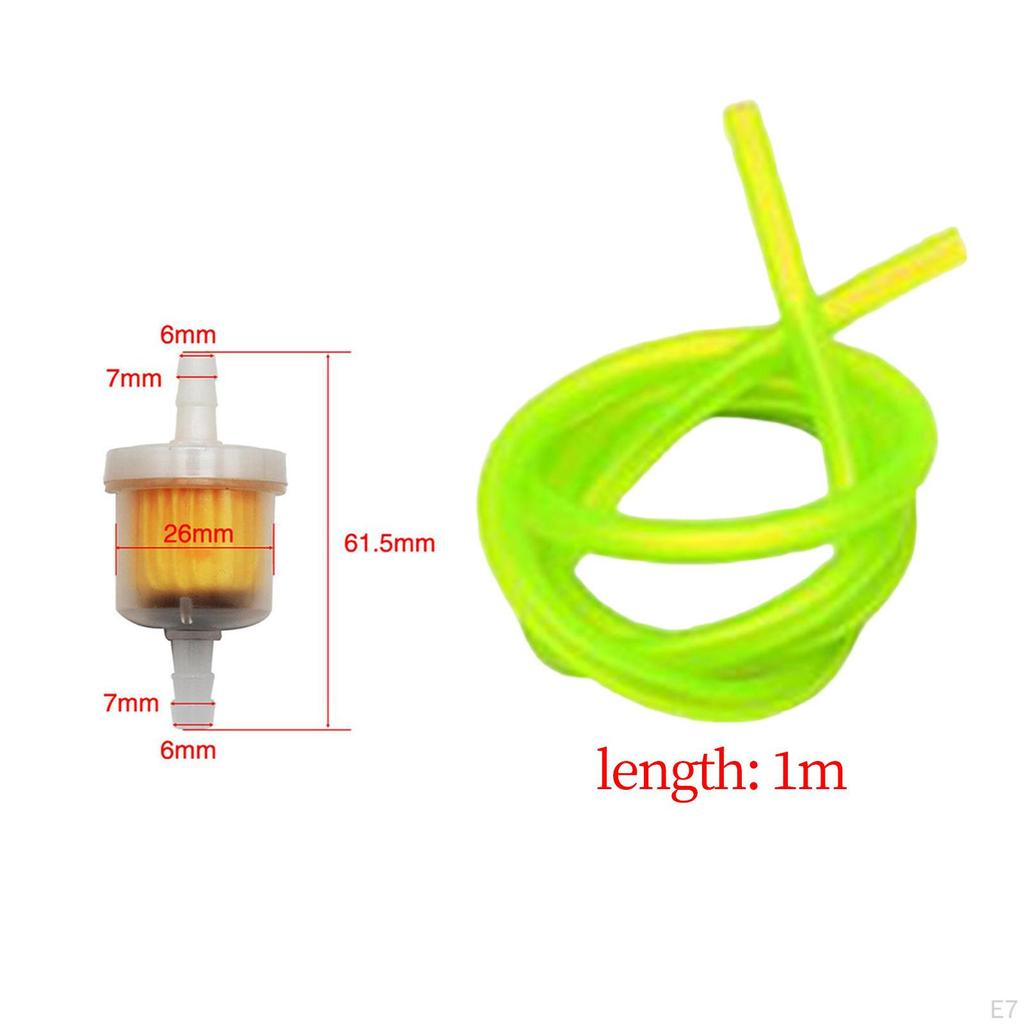 Fuel Switch Valve Hose Line Easy Installation Accessories for Go Karts Red