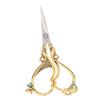 Vintage Embroidery Scissors Rustproof Stainless Steel Portable Craft Scissors Sewing Scissors Gold
