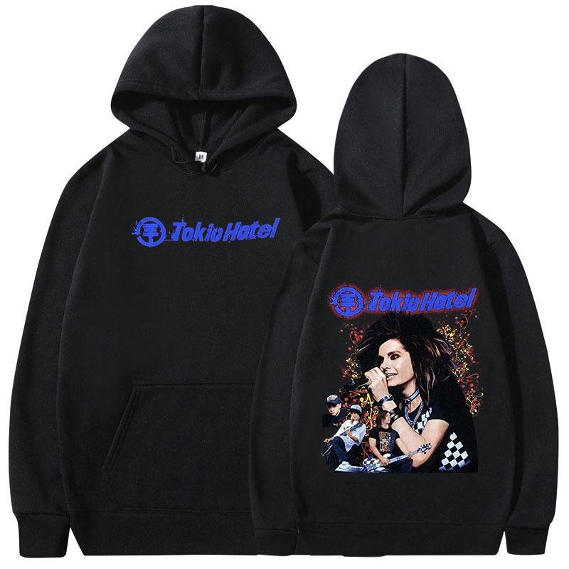 Německá Rocková Kapela Tokio Hotel The Tour 2025 Mikiny Pánské Dámské Módní Hip Hop Mikiny Ležérní Oversized Dlouhý Rukáv Pulovry