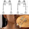Pirate Skeleton Drop Earrings With Electroplated Finish For Womens Party Accessory