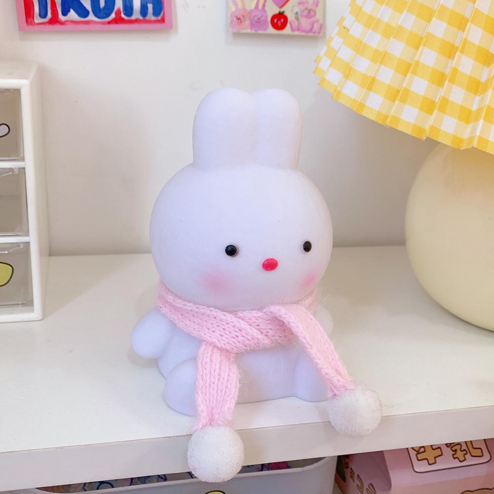 Lamp Night Button Cell Powered Cartoon Cute Four Types Of Rabbits Shaped Lights
