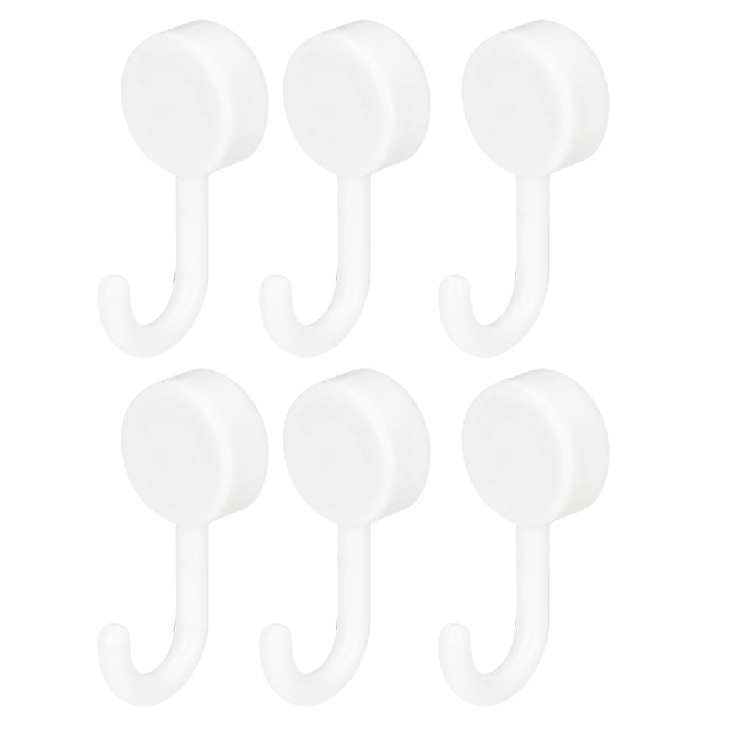 6 STÜCKE E18 Magnethaken 0 bis 5 kg N52 Hochleistungsstarker Starker Magnethaken zum Aufhängen Garage