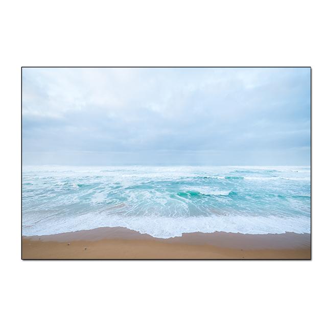 Sonnenaufgang, Meereslandschaft, Strand, Leinwandgemälde, moderne Poster und Drucke, Cuadros, Wandkunst, Bilder, Wohnzimmer, Heimdekoration, ohne Rahmen, ohne Rahmen