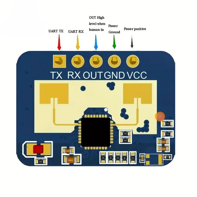 

Ld2410C 24Ghz Sensor Module Human Presence Radar Sensor Module Fmcw Ld2410 Millimeter Wave Radar Sensor Module One Size
