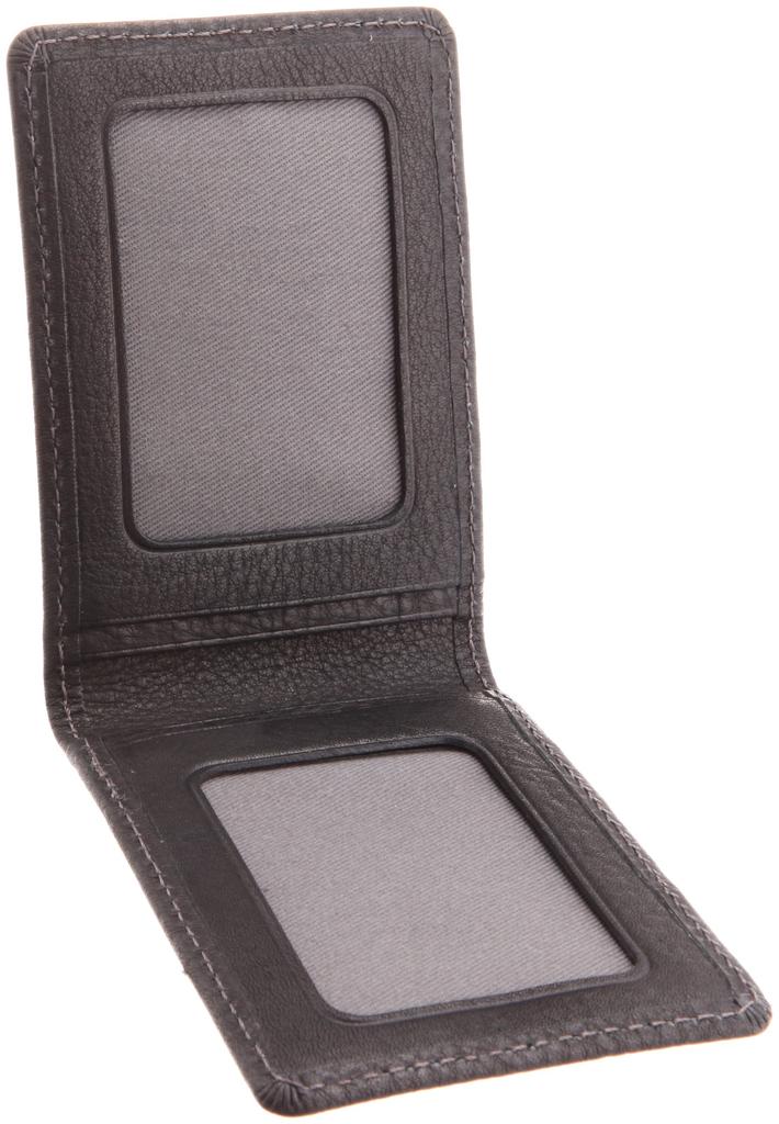 Pass Case Bifold Type YH0085 Stitch 15801 [Kitamura] Black/Gray [Black]