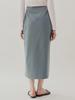 Antome Nui Slit Skirt (Blue)