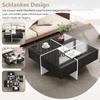 Coffee Table High Gloss 4 Drawers Modern Coffee Table Sofa Table Side Table Tea Table, Office, Reception, Up To 30KG