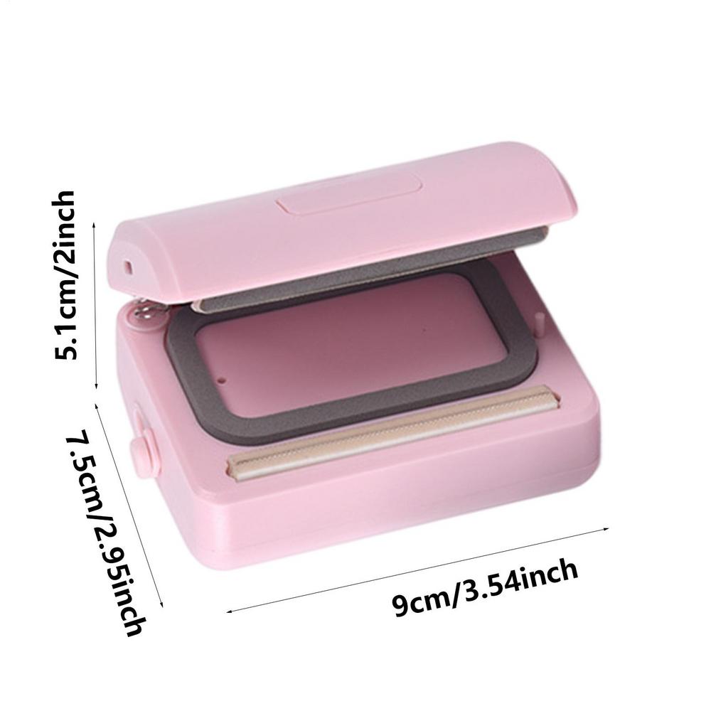 

Mini Sealer Plastic Bag Sealing Machine Portable Food Package Bags Sealer Rechargeable Handheld Plastic Bag розовый