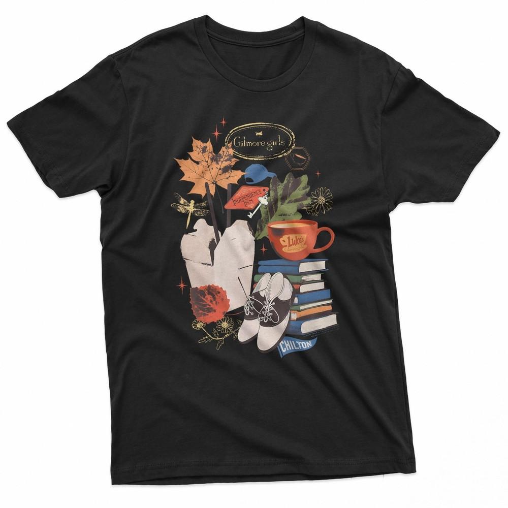 Gilmore Girls Favorite Things Classic Item Collage Tv Show TShirt Unisex T-Shirt S