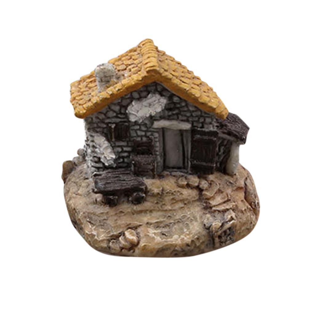 Gardening Creative Micro Small House Villa Resin Decoration