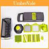 Myvit Vegetable Cutter With Steel Blades Multifunctional Fruit Slicer Grater And Shredder With Drain Basket 8 In 1 Kitchen Gadgets
