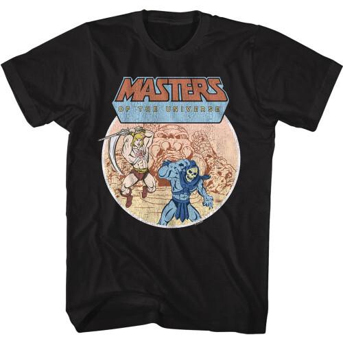 Masters of the Universe He-Man And Skeletor Battle Black T-Shirt Unisex T-Shirt