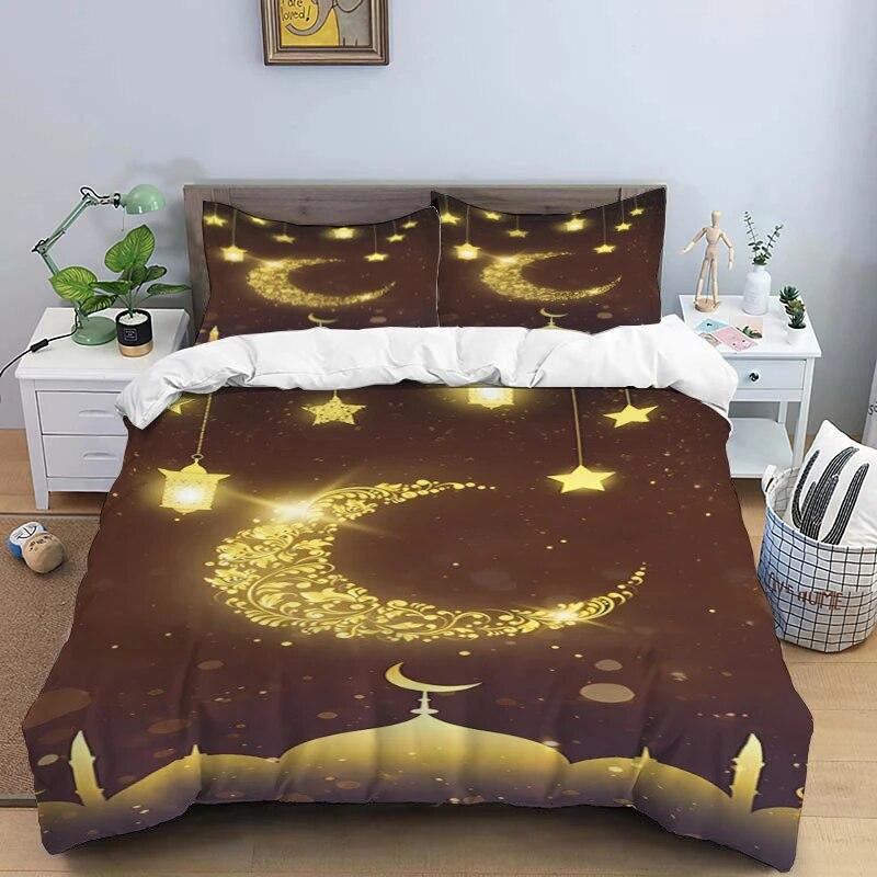 Muslim Prayer Kawaii  Bedding Sets New Greek Key Meander Duvet Cover Sets Bed Linens Queen King Size Modern Geometric Bedspread