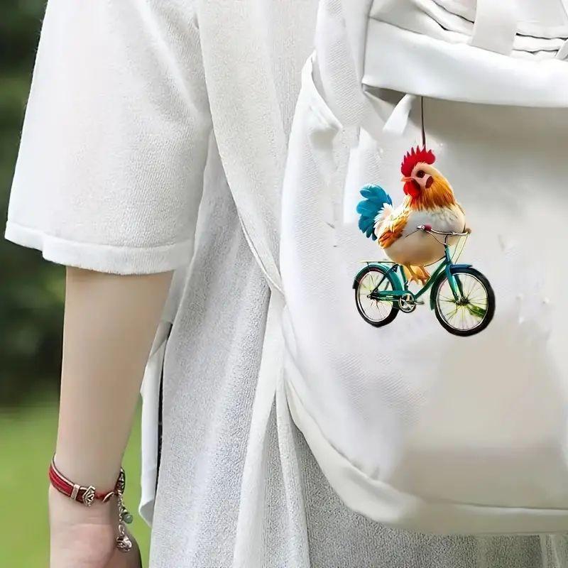 Car Decorative Acrylic Pendant Fun Cartoon Design For Stylish Home And Decor Backpack