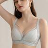 Tea Fiber Push-up Wire-free Maternity Bra Thin Front-opening Nursing Bra