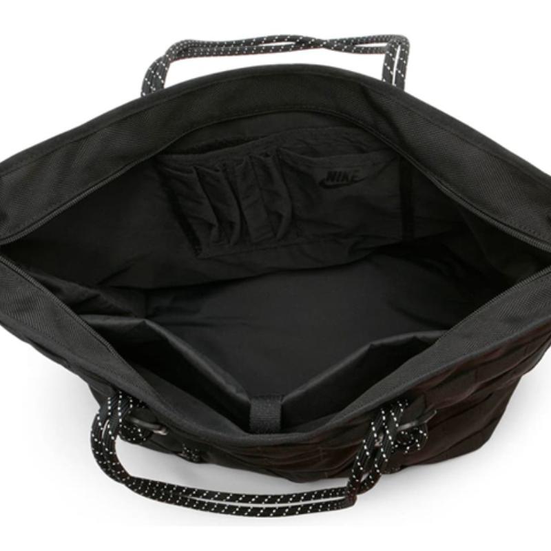 Nike Sportswear Polyester Tote Bag, Shopping Bag, Shoulder Bag, Handbag Regular Unisex Black Casual BA4989-010