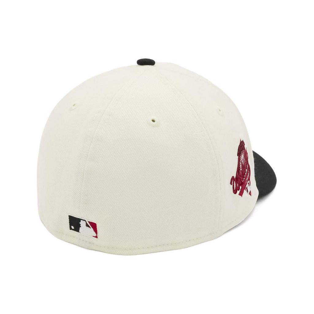 New Era LP 59FIFTY Cap MLB Atlanta Braves ATL White with Side Exclusive to and Also a stylish streetwear brand hat with a low profile and side Perfect