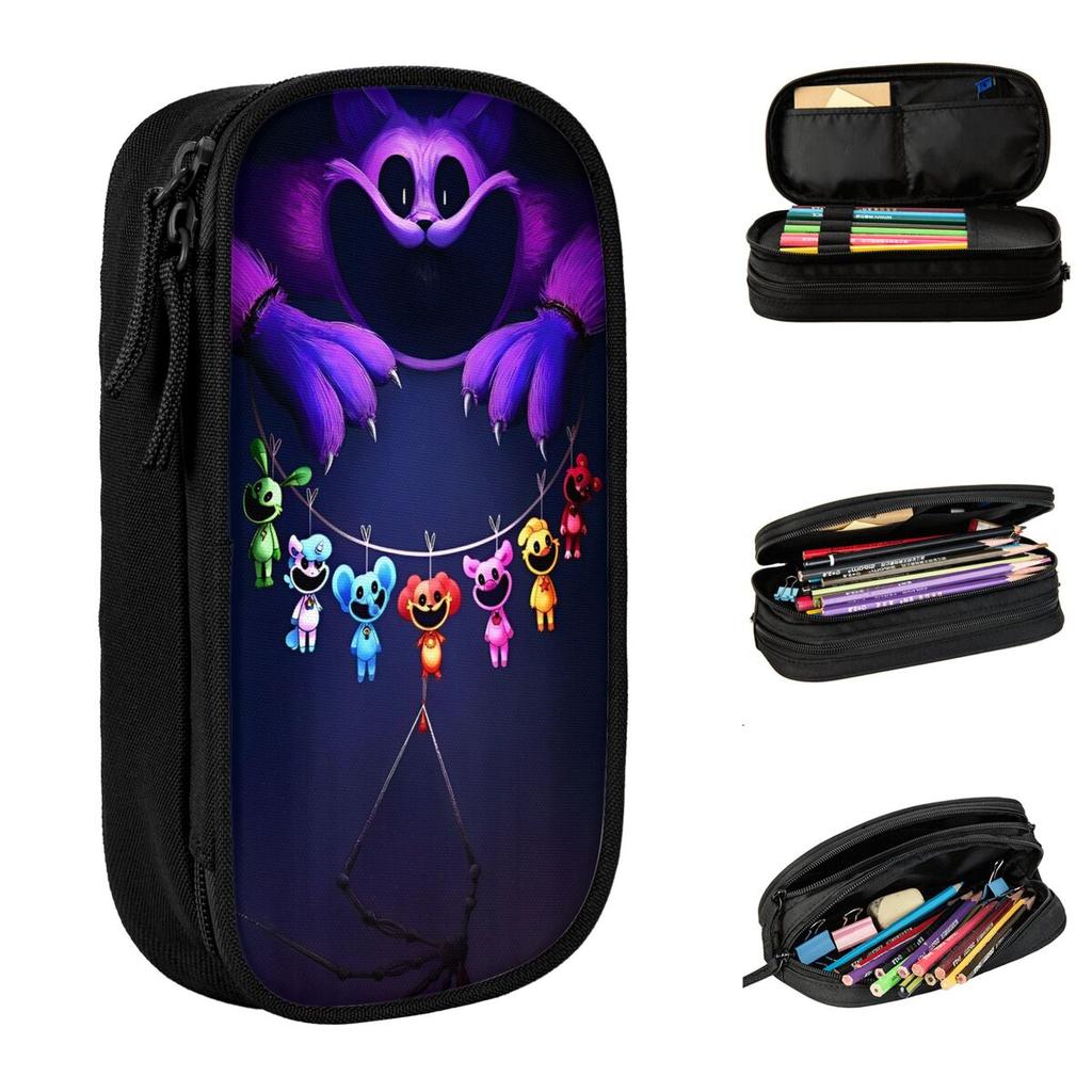 Astuccio Anime Cartone Animato Creativo Smilings Critter Gioco Porta Penne Borse Bambini Grande Capacità Studenti Regalo Scolastico Astucci