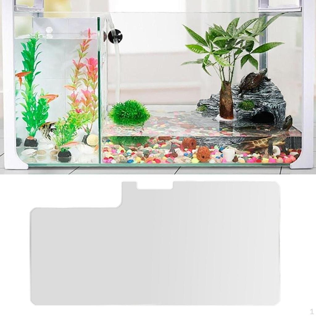 Acrylic Aquarium Canopy Tank Cover Anti Jumping Convenient Transparent Center