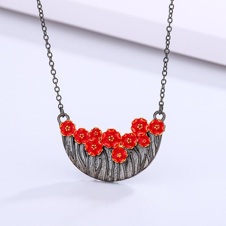 Heal The Gentle Lily of The Valley Flower Necklace Super Fairy Temperament All Matching Necklace Female Minority